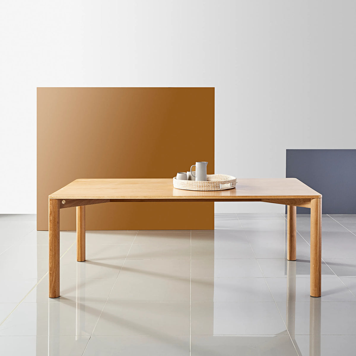 Olivia Dining Table 79" x 43" Solid American Oak
