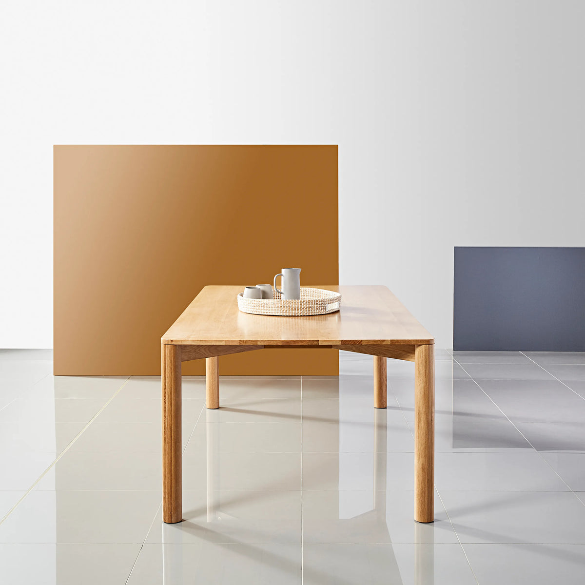 Olivia Dining Table 79" x 43" Solid American Oak