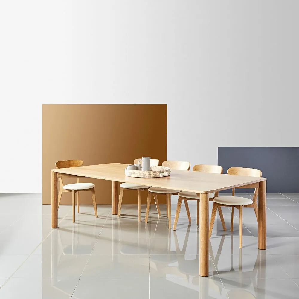 Olivia Dining Table 95" x 43" Solid American Oak