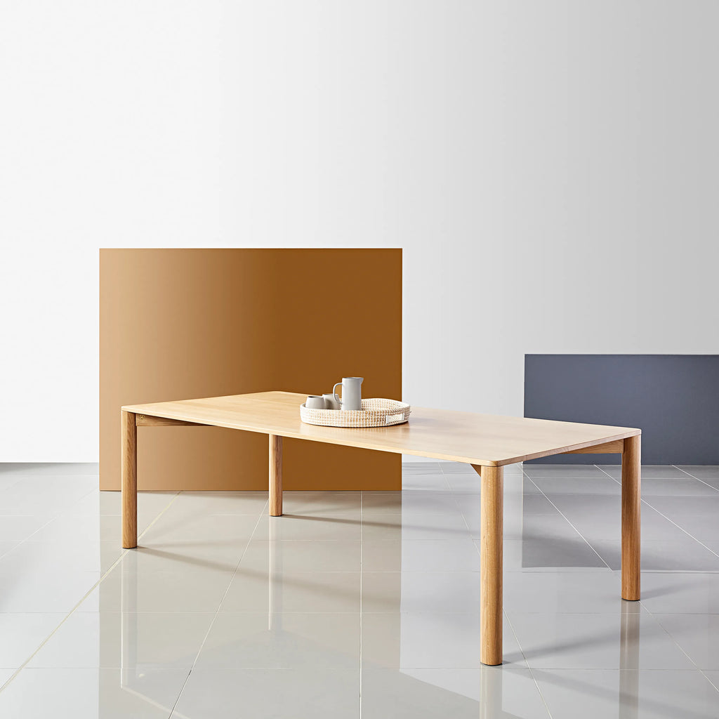 Olivia Dining Table 95" x 43" Solid American Oak