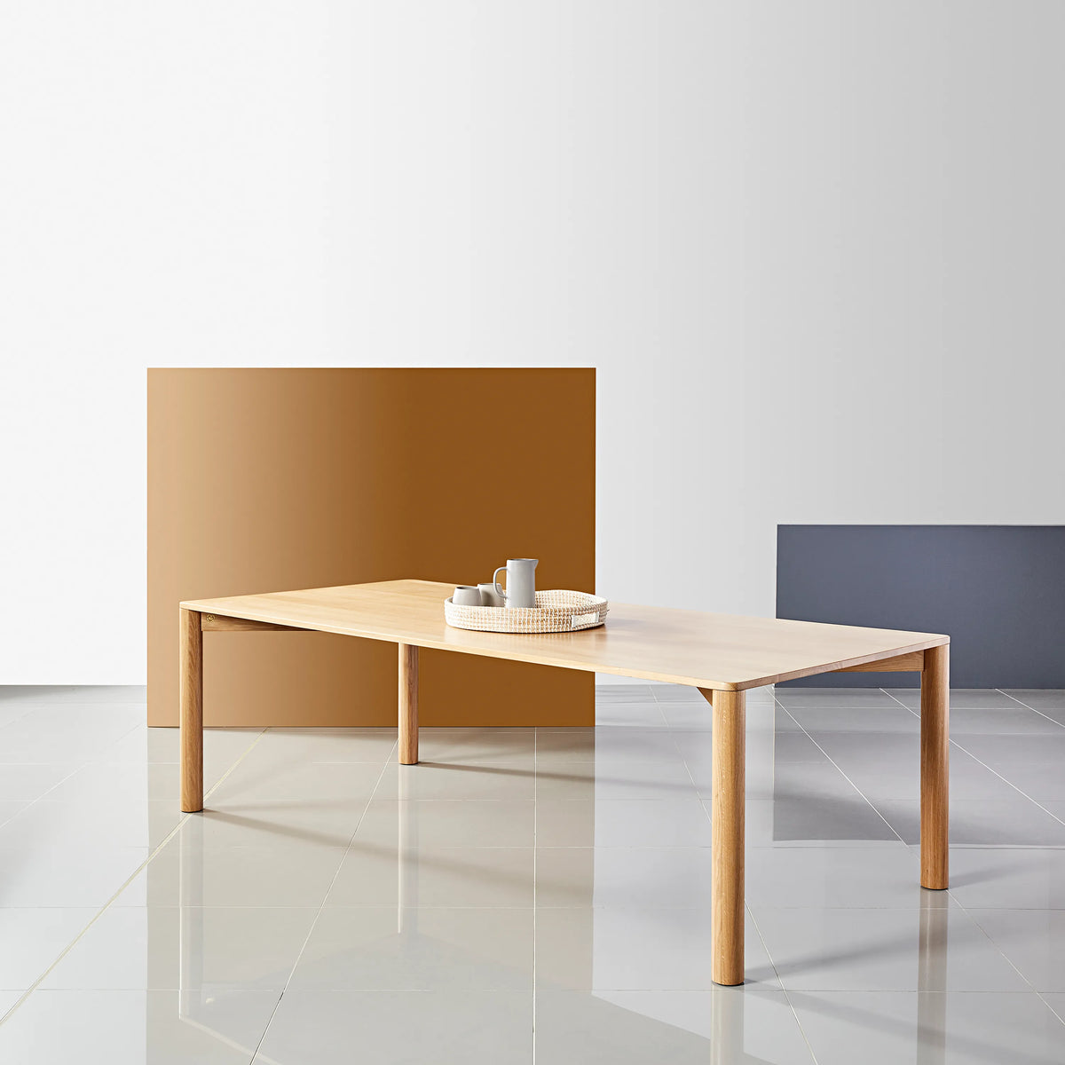 Olivia Dining Table 95" x 43" Solid American Oak