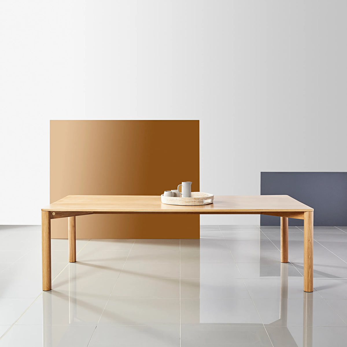 Olivia Dining Table 95" x 43" Solid American Oak