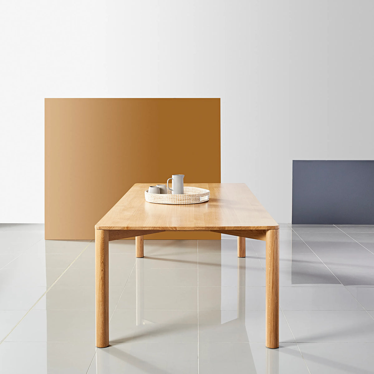Olivia Dining Table 95" x 43" Solid American Oak