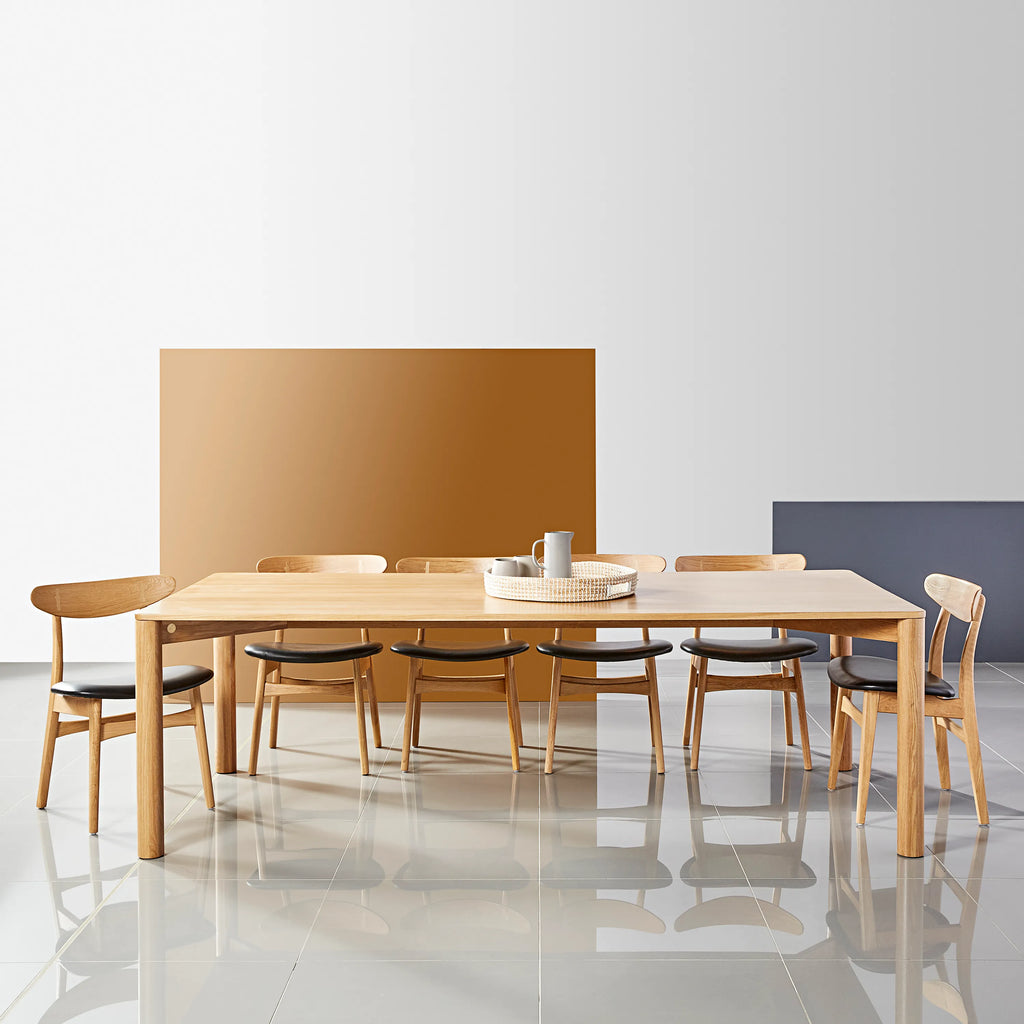 Olivia Dining Table 95" x 43" Solid American Oak