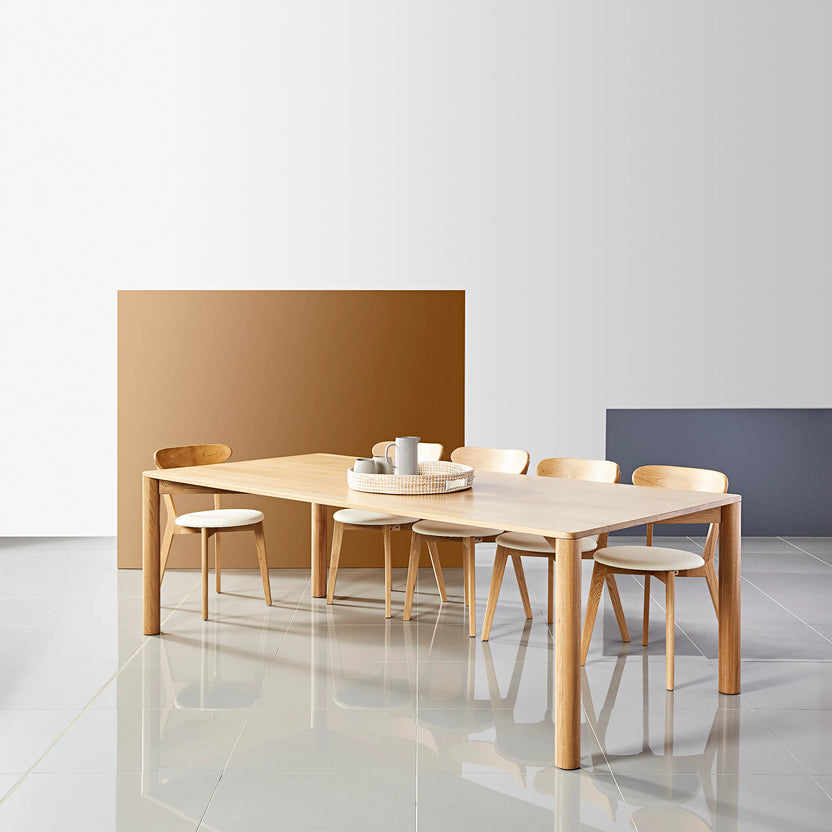 Olivia Dining Table 95" x 43" Solid American Oak
