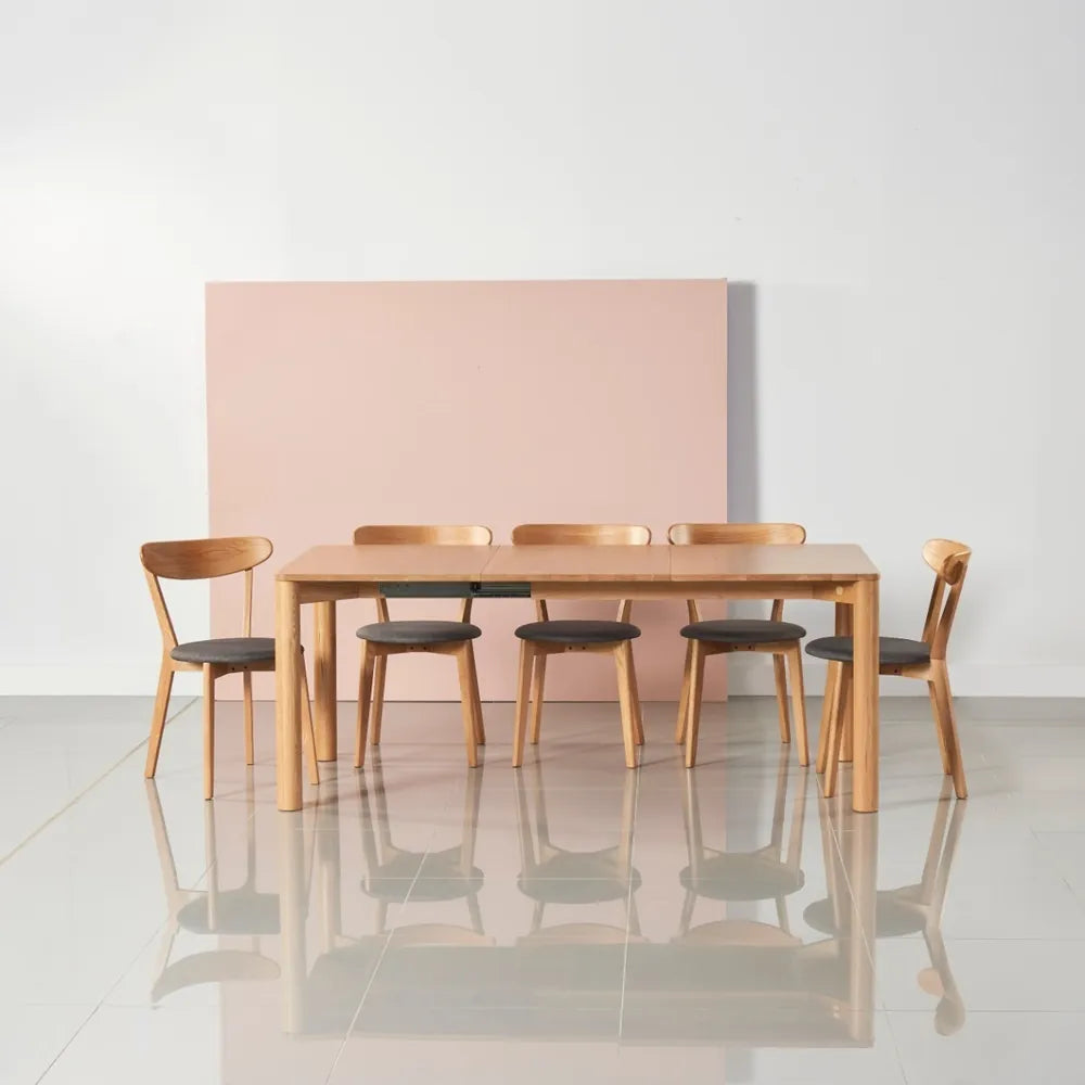Olivia Dining Table Extendable 51-71" x 35" Solid American Oak