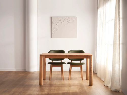 Olivia Dining Table Extendable 51-71" x 35" Solid American Oak