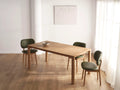 Olivia Dining Table Extendable 51-71" x 35" Solid American Oak