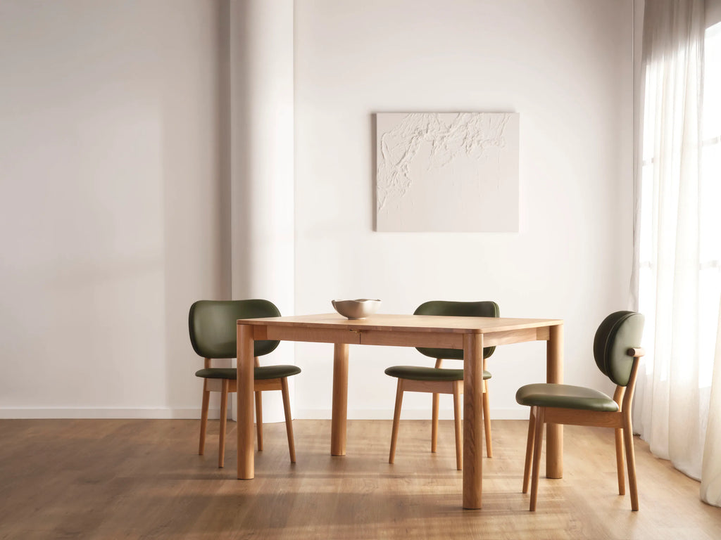 Olivia Dining Table Extendable 51-71" x 35" Solid American Oak