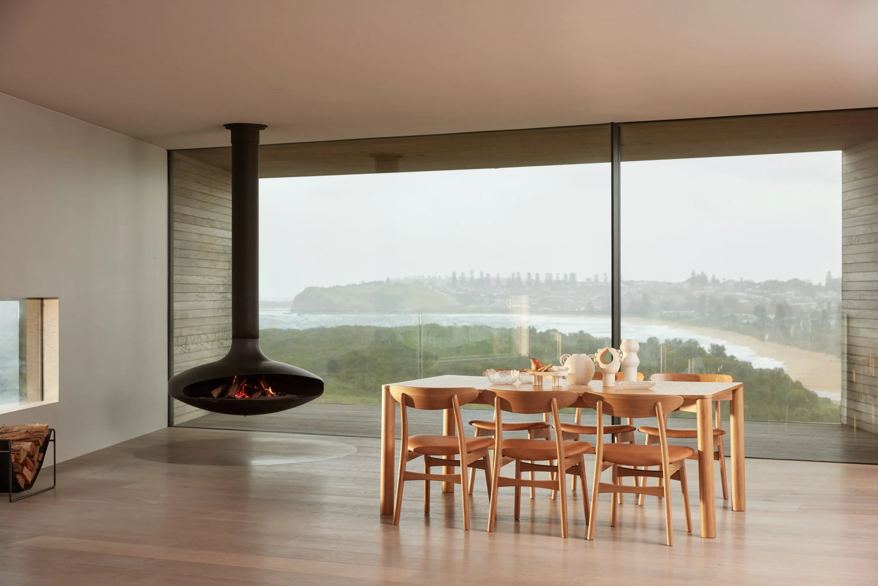 Otto Dining Table Extendable 75-95" x 39" Solid American Oak