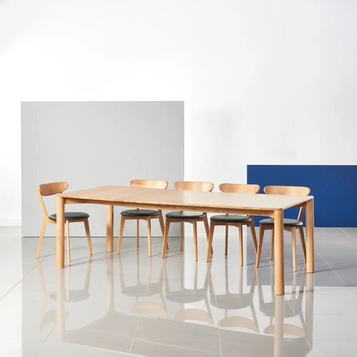 Otto Dining Table Extendable 75-95" x 39" Solid American Oak