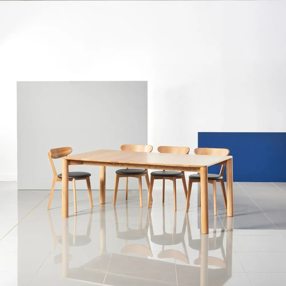Otto Dining Table Extendable 75-95" x 39" Solid American Oak