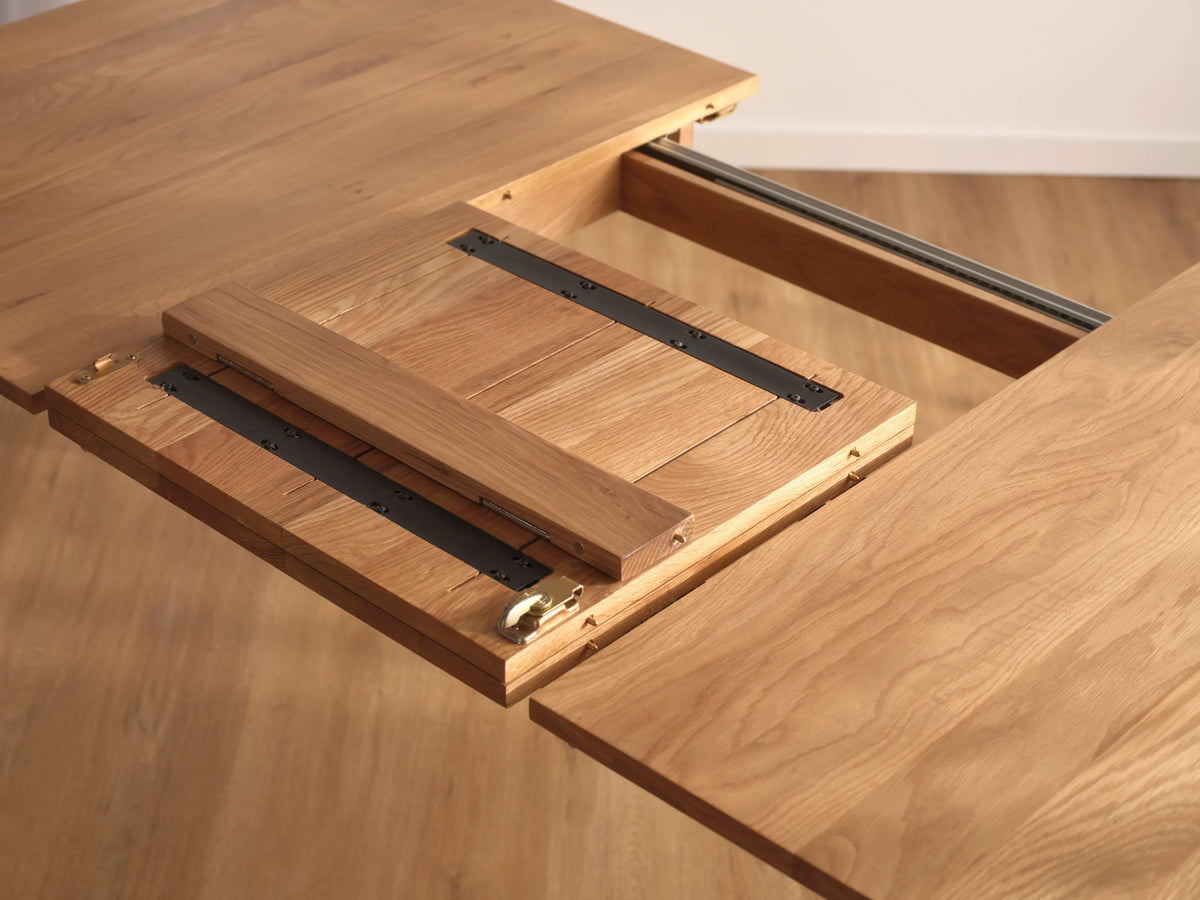 Olivia Dining Table Extendable Solid American Oak