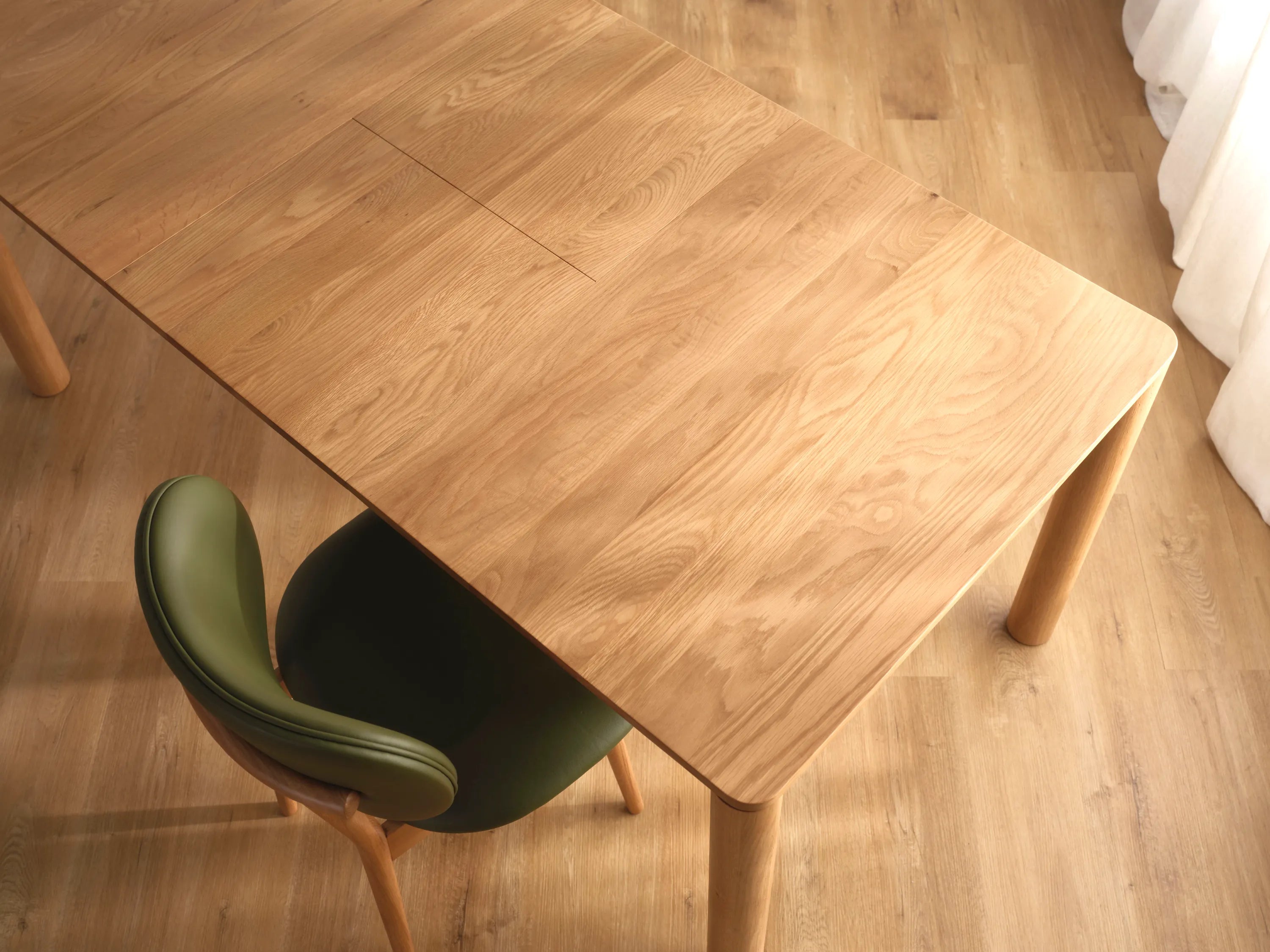 Olivia Dining Table Extendable Solid American Oak