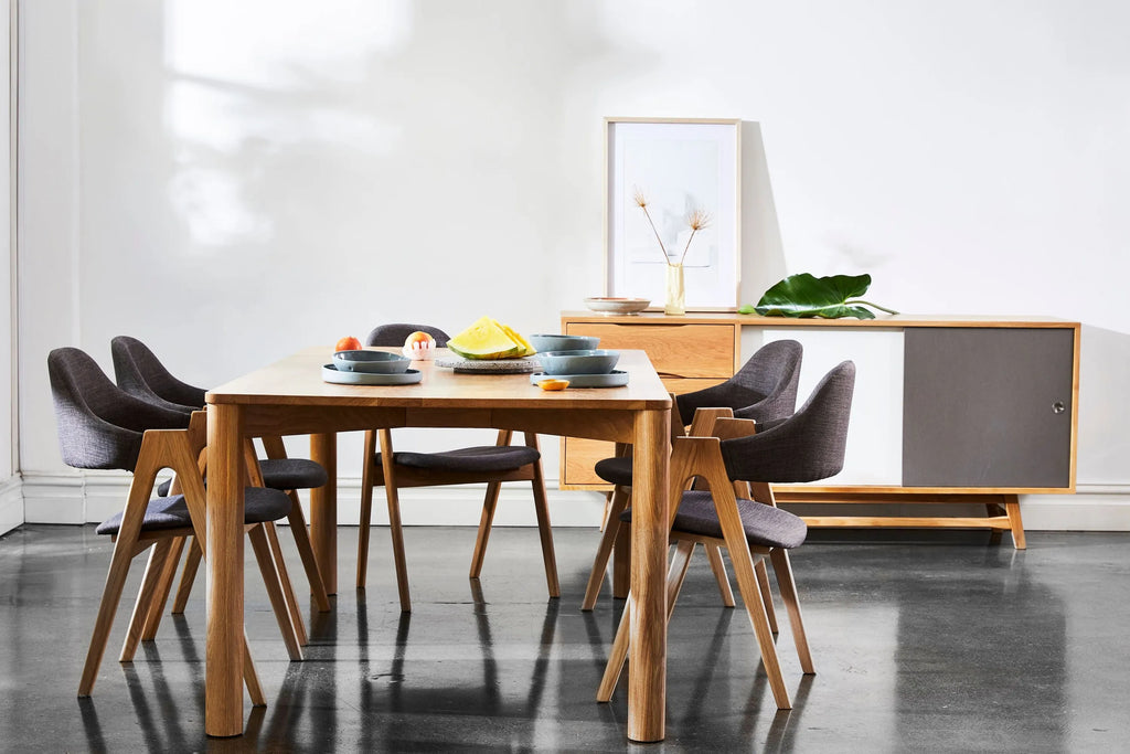 Olivia Dining Table Solid American Oak