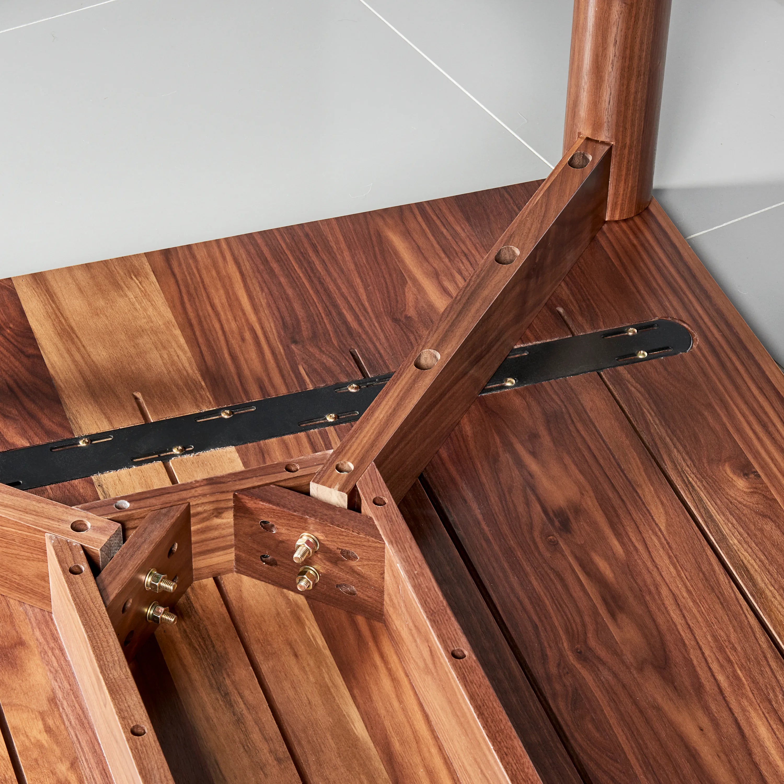 Olivia Dining Table 71" x 39" Solid American Walnut