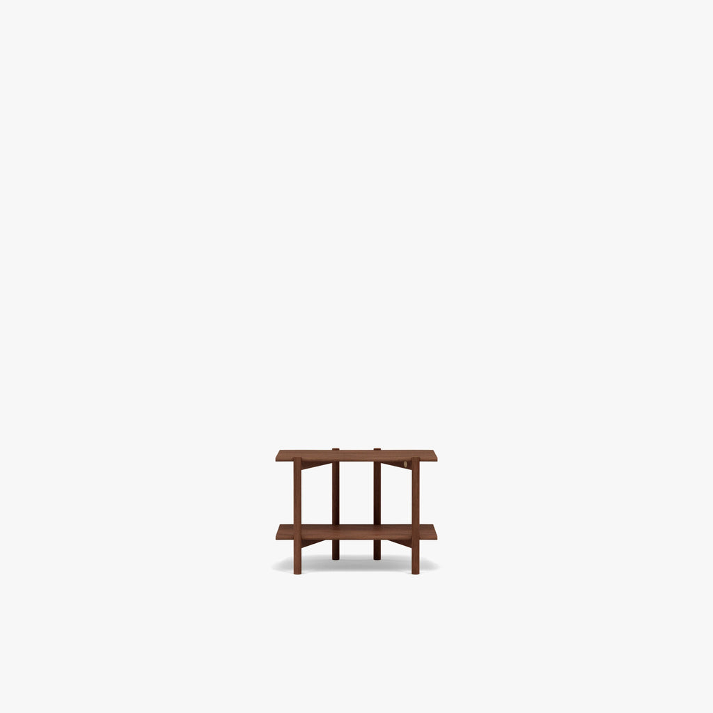 Olivia Modular Shelf Single 28" x 14" x 21" Solid American Walnut