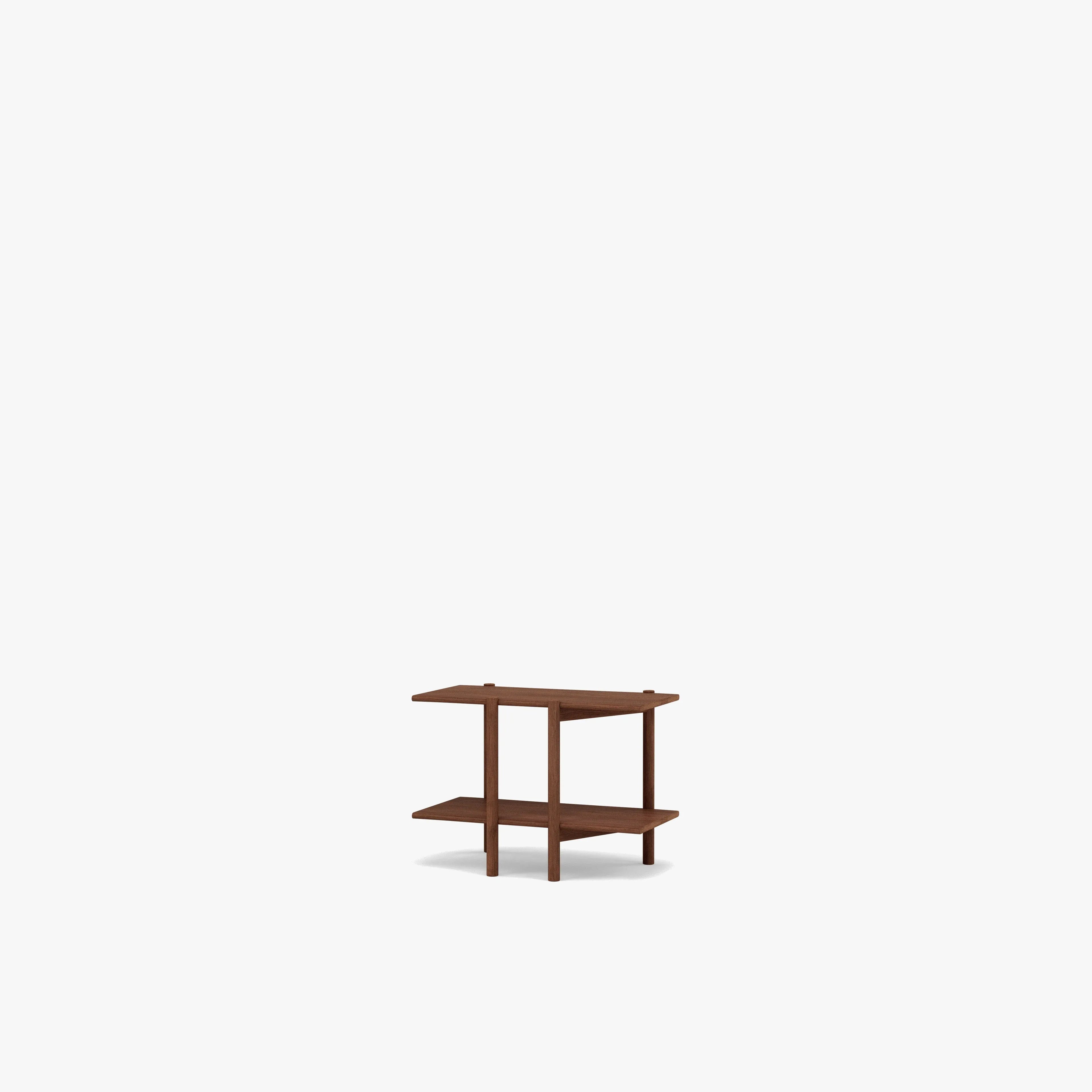 Olivia Modular Shelf Single 28" x 14" x 21" Solid American Walnut
