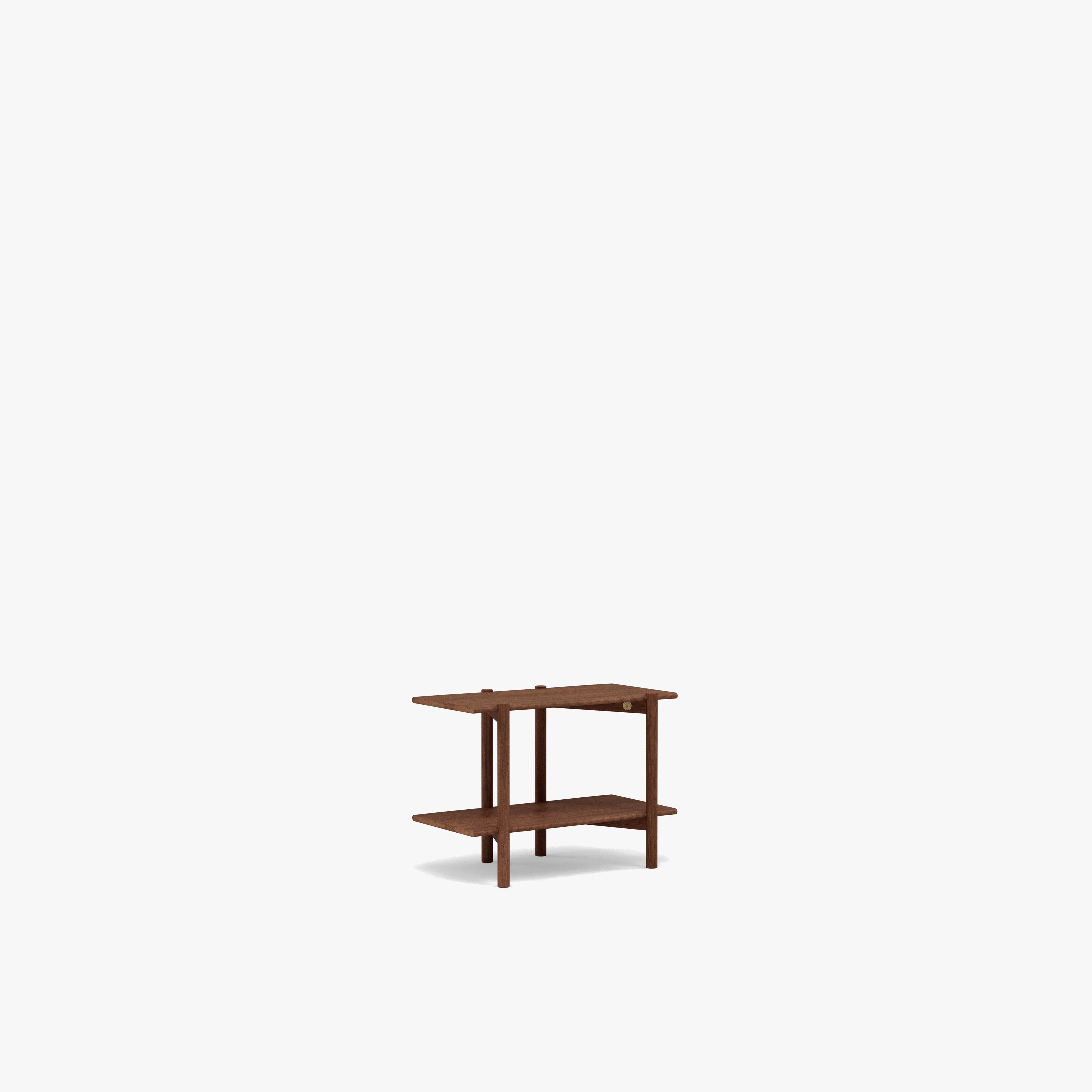 Olivia Modular Shelf Single 28" x 14" x 21" Solid American Walnut