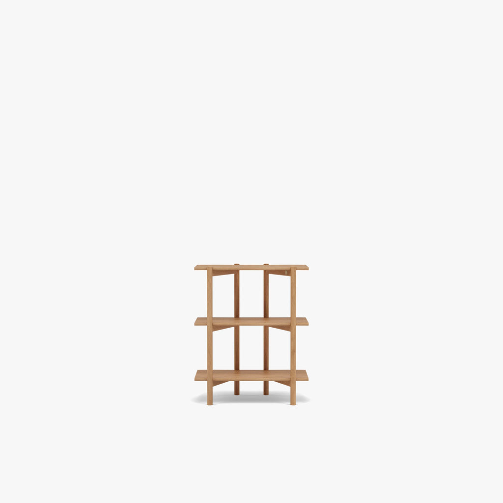 Olivia Modular Shelf Single 28" x 14" x 34" Solid American Oak