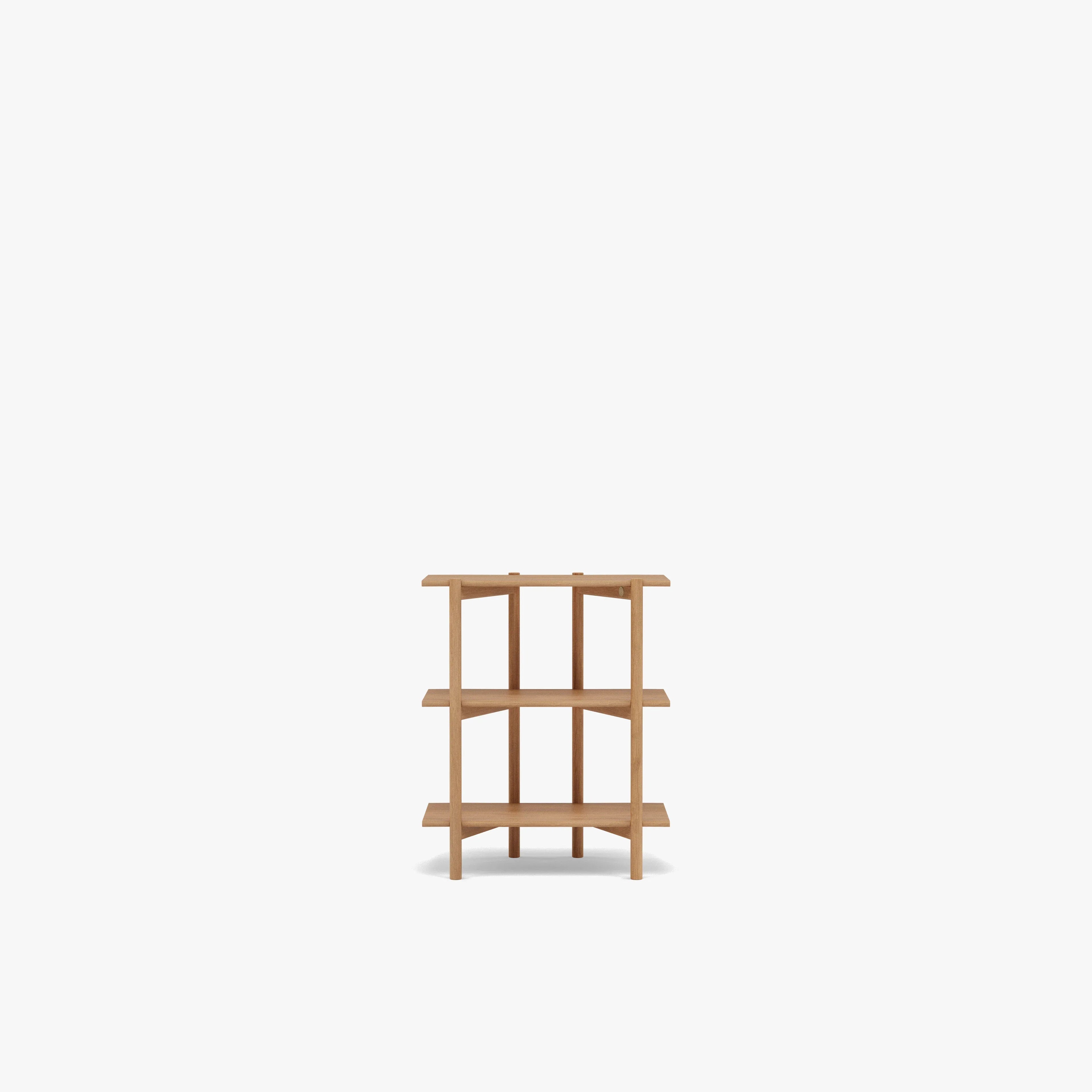 Olivia Modular Shelf Single 28" x 14" x 34" Solid American Oak
