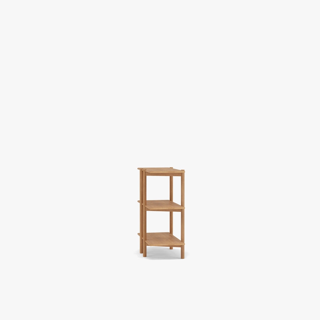 Olivia Modular Shelf Single 28" x 14" x 34" Solid American Oak