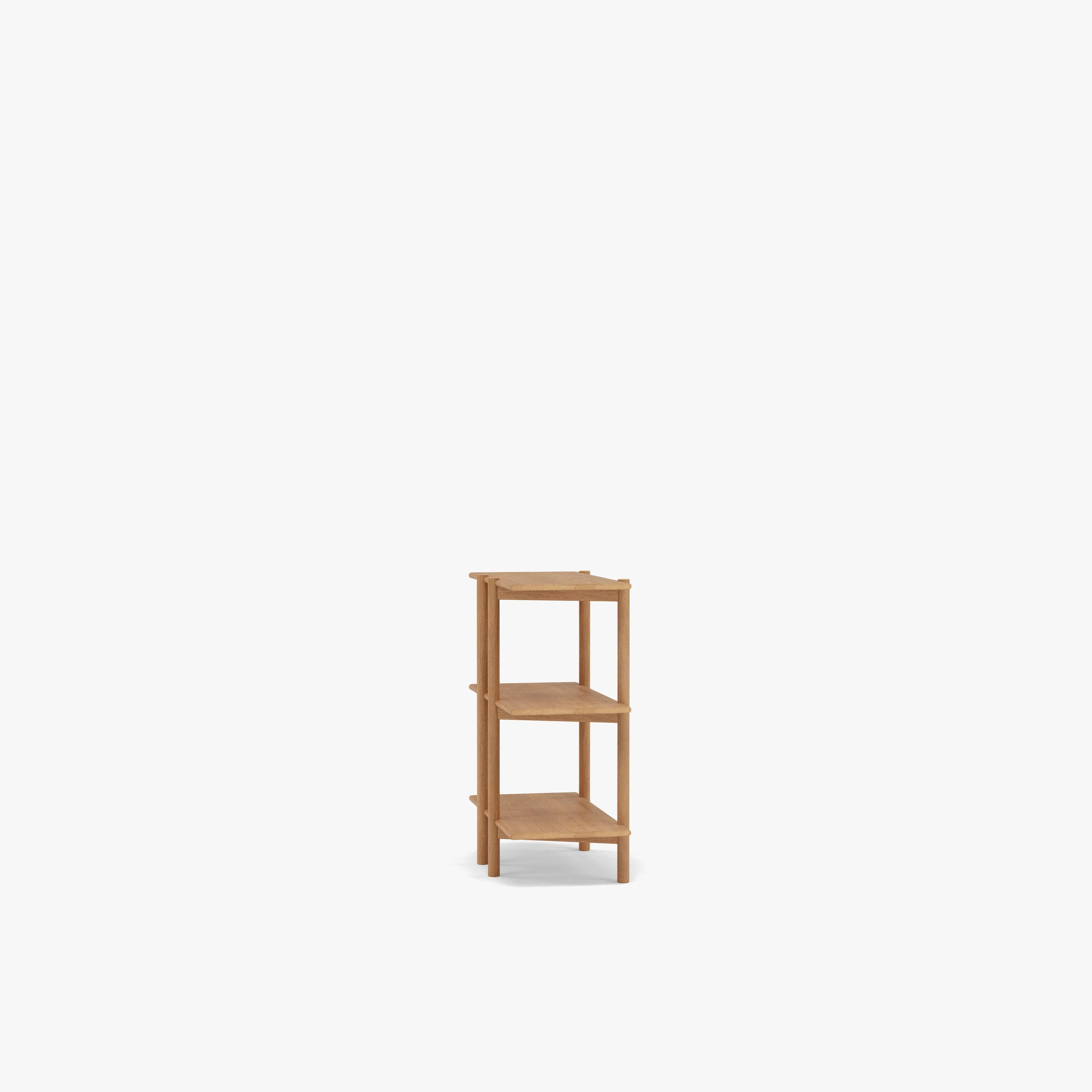 Olivia Modular Shelf Single 28" x 14" x 34" Solid American Oak