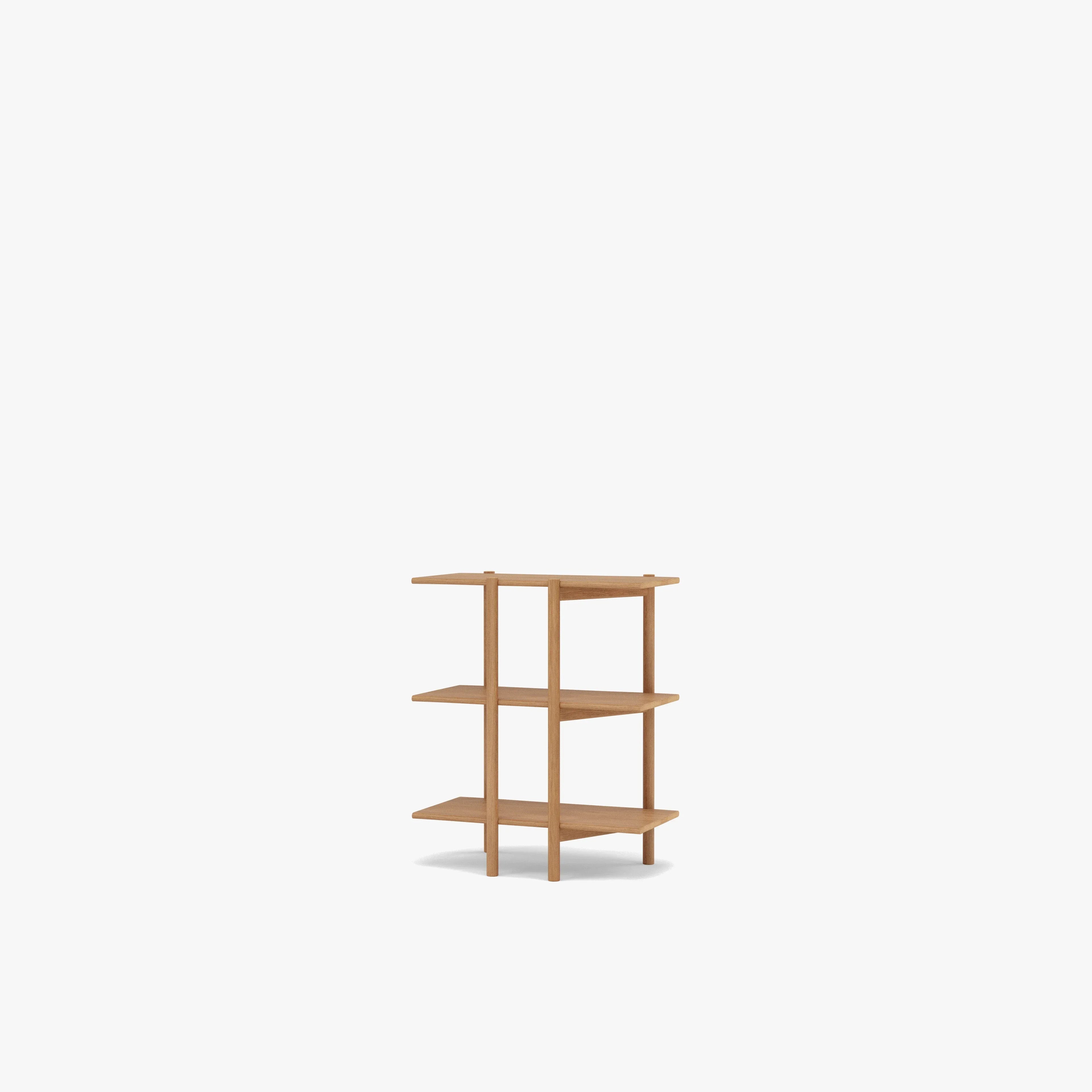 Olivia Modular Shelf Single 28" x 14" x 34" Solid American Oak