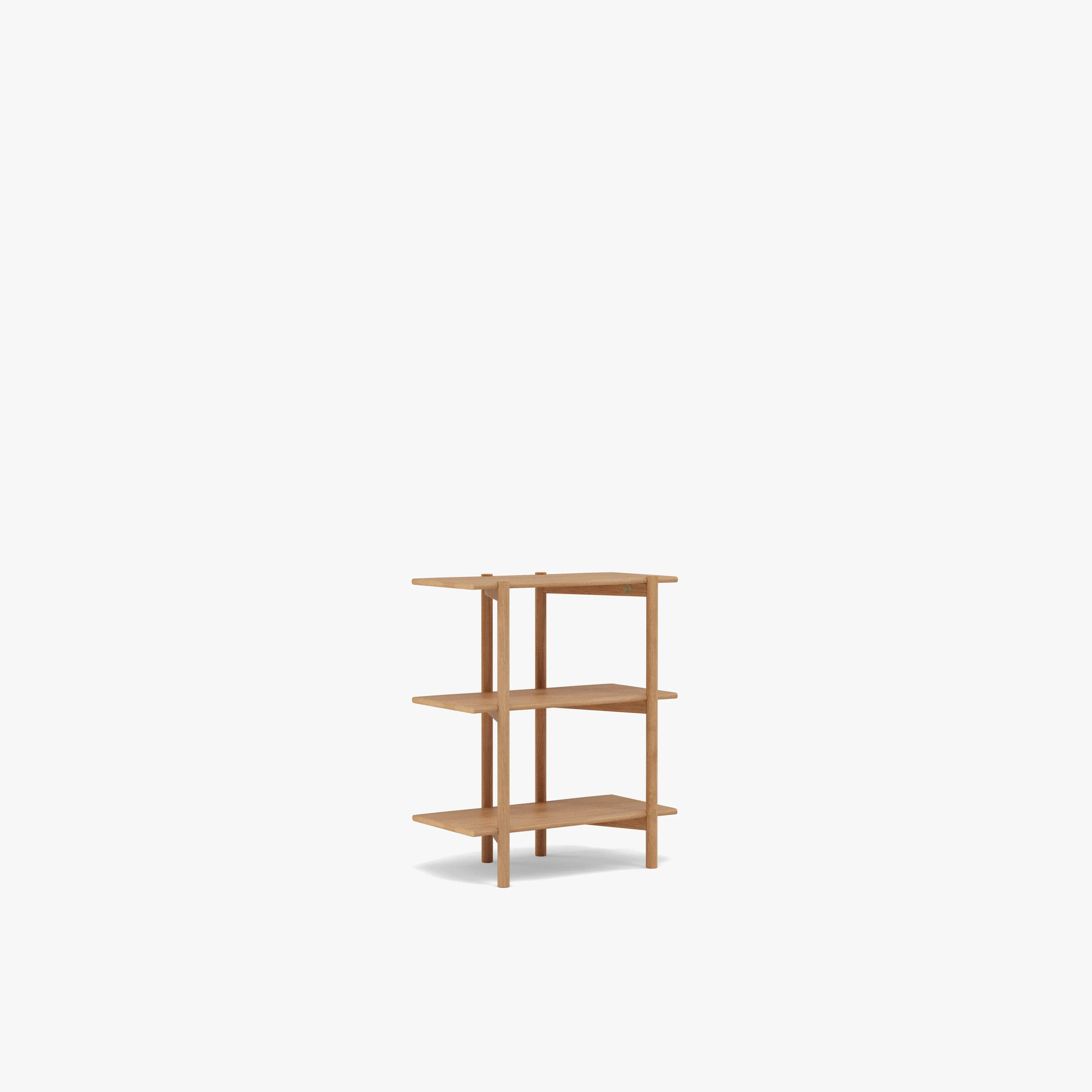 Olivia Modular Shelf Single 28" x 14" x 34" Solid American Oak
