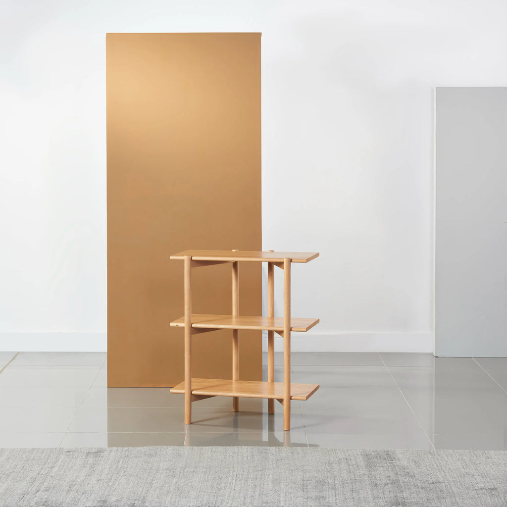 Olivia Modular Shelf Single 28" x 14" x 34" Solid American Oak