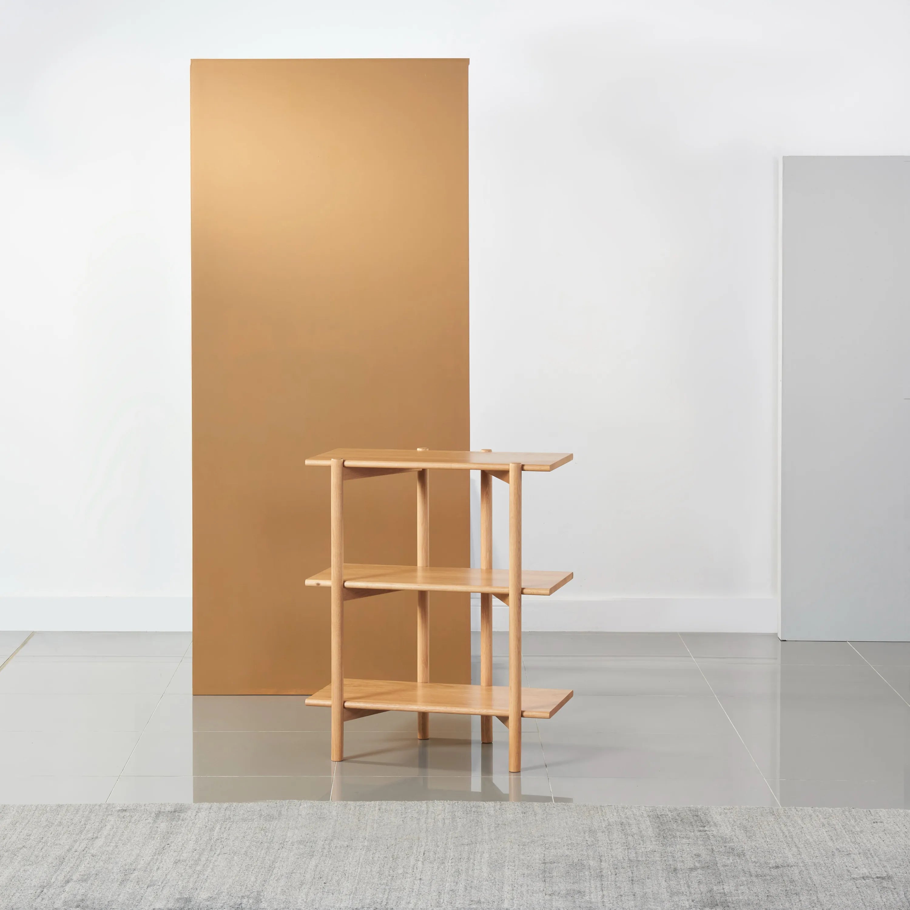 Olivia Modular Shelf Single 28" x 14" x 34" Solid American Oak