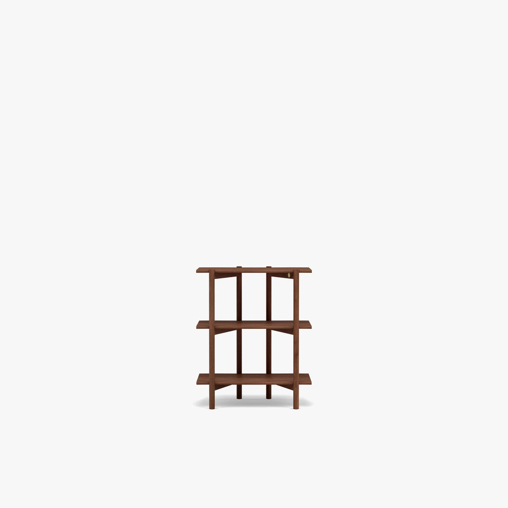 Olivia Modular Shelf Single 28" x 14" x 34" Solid American Walnut