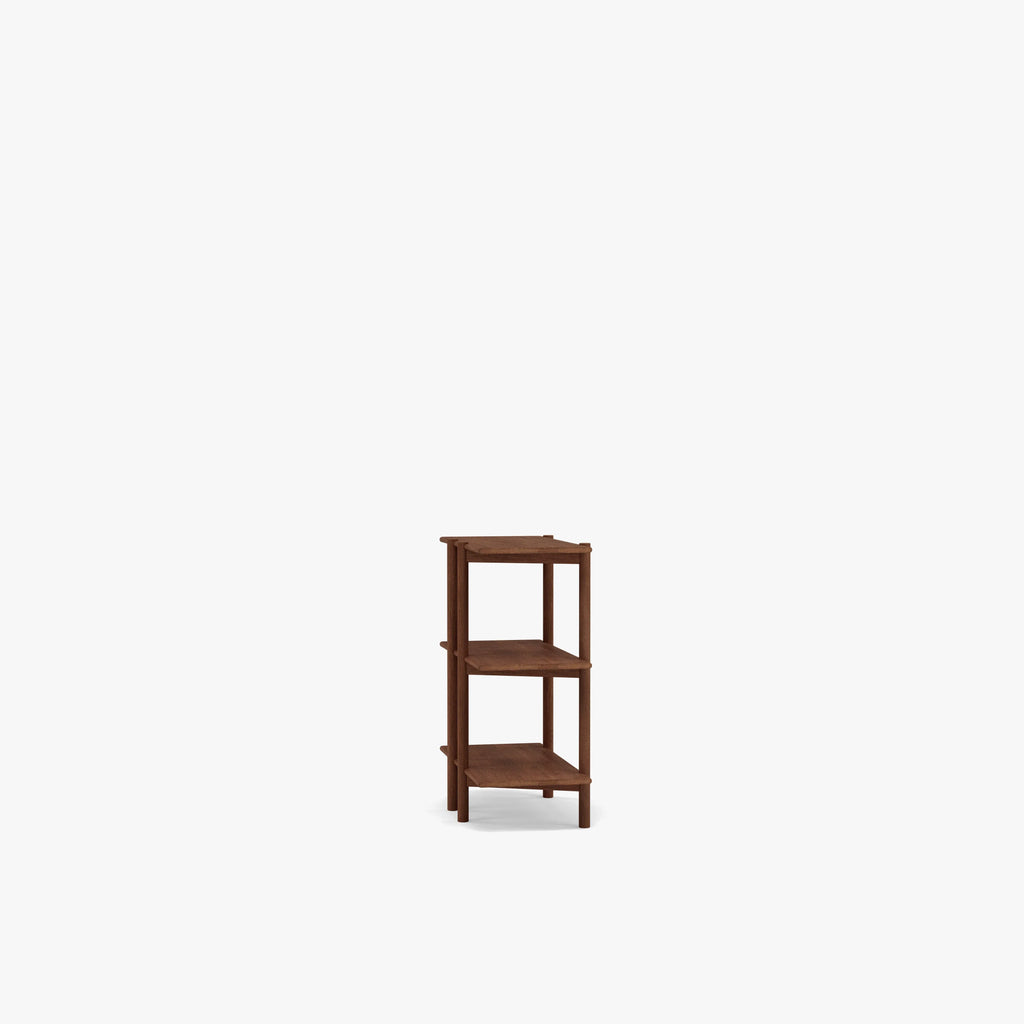 Olivia Modular Shelf Single 28" x 14" x 34" Solid American Walnut
