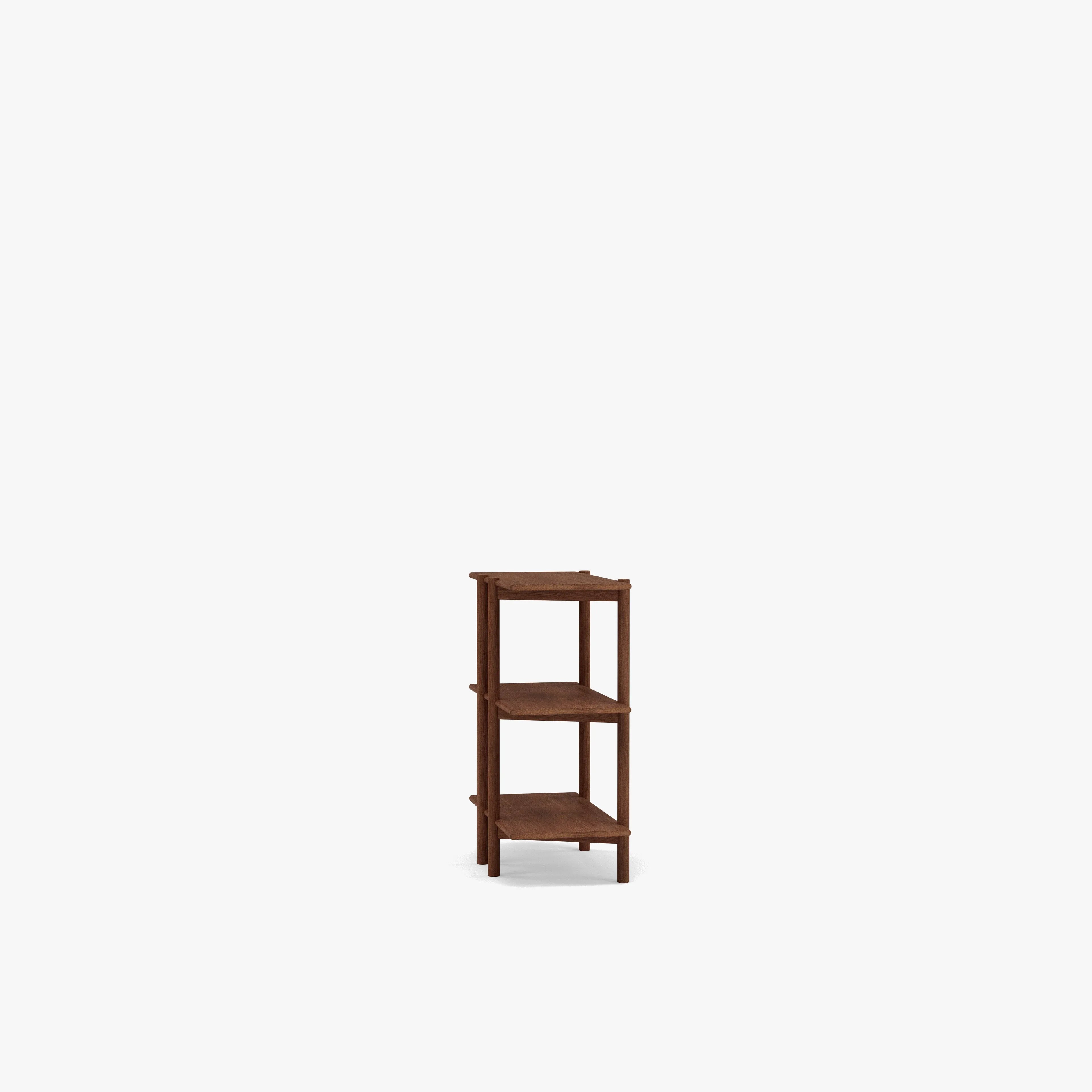 Olivia Modular Shelf Single 28" x 14" x 34" Solid American Walnut
