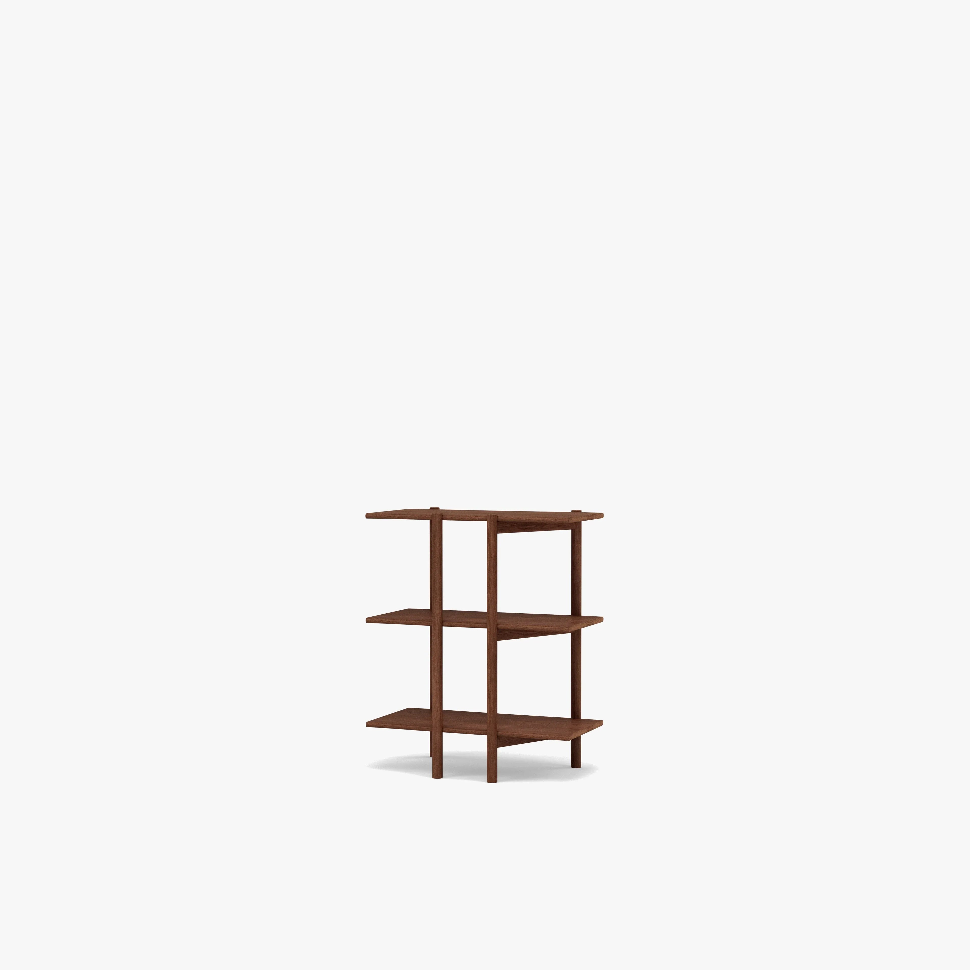 Olivia Modular Shelf Single 28" x 14" x 34" Solid American Walnut