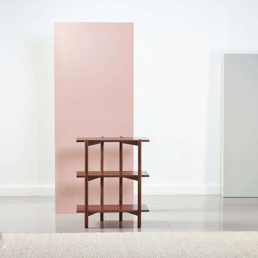 Olivia Modular Shelf Single 28" x 14" x 34" Solid American Walnut