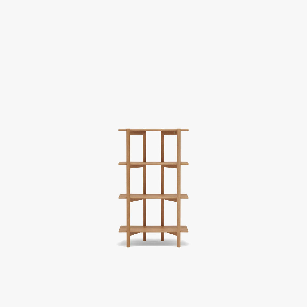 Olivia Modular Shelf Single 28" x 14" x 48" Solid American Oak