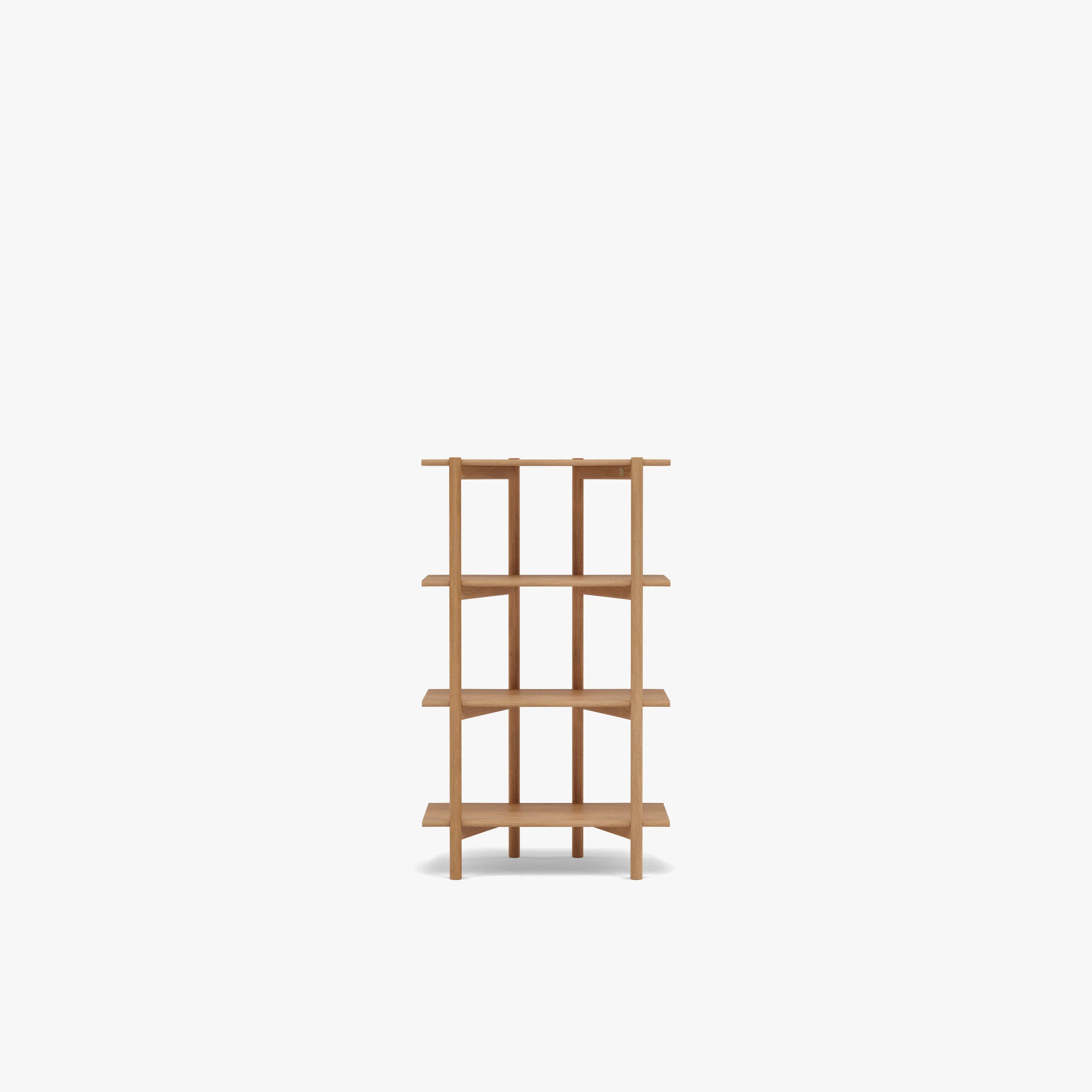 Olivia Modular Shelf Single 28" x 14" x 48" Solid American Oak