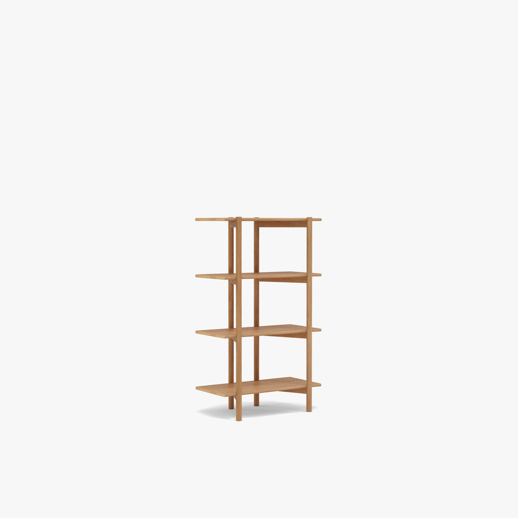 Olivia Modular Shelf Single 28" x 14" x 48" Solid American Oak