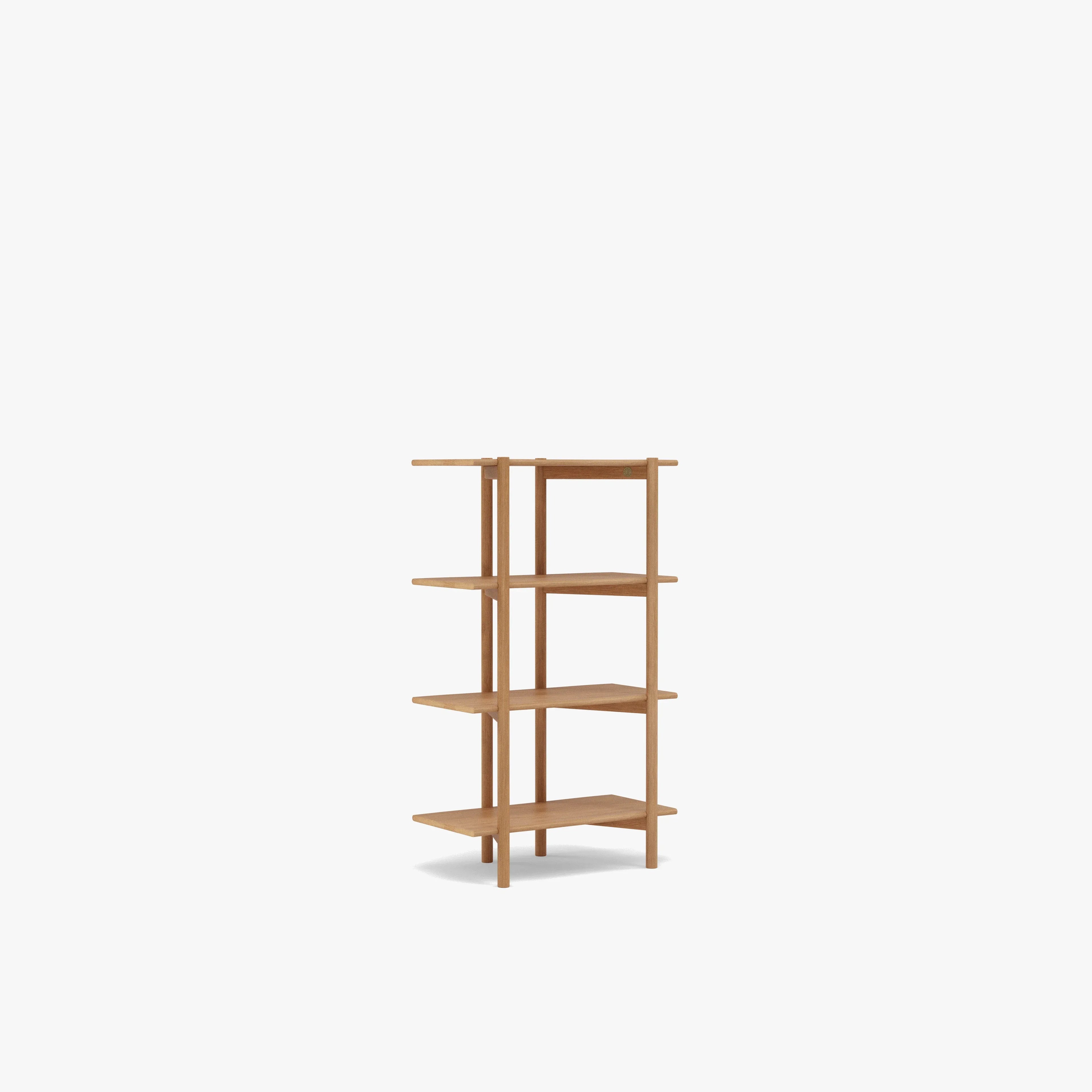 Olivia Modular Shelf Single 28" x 14" x 48" Solid American Oak