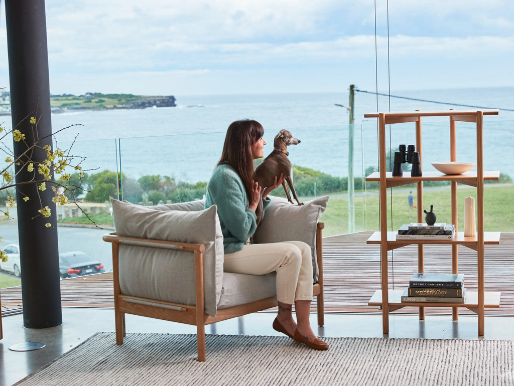 Olivia Modular Shelf Single 28" x 14" x 48" Solid American Oak