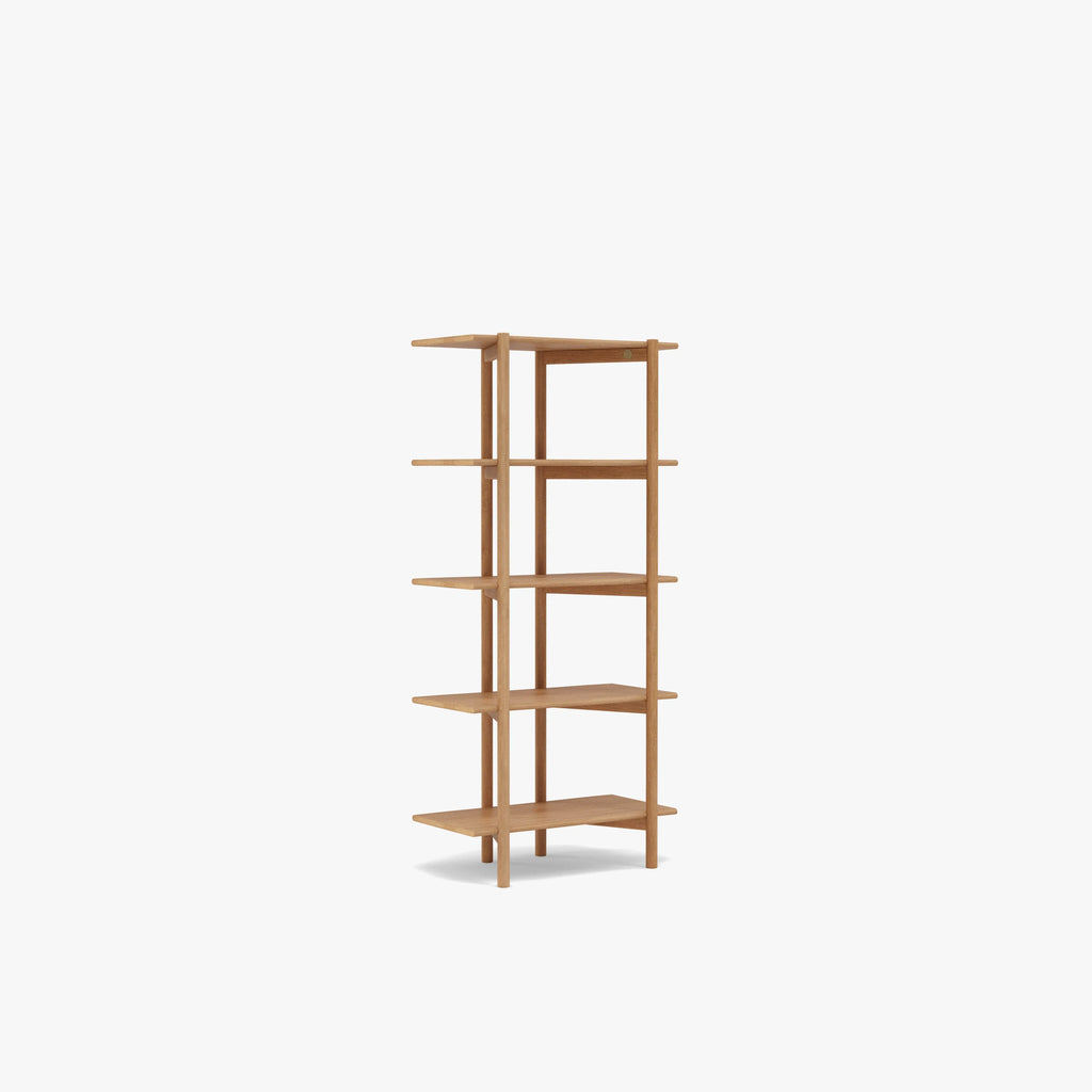 Olivia Modular Shelf Single 28" x 14" x 62" Solid American Oak