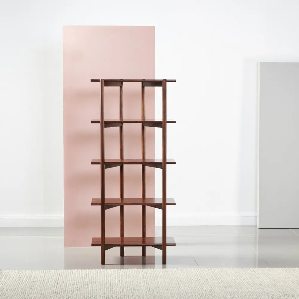 Olivia Modular Shelf Single 28" x 14" x 62" Solid American Walnut