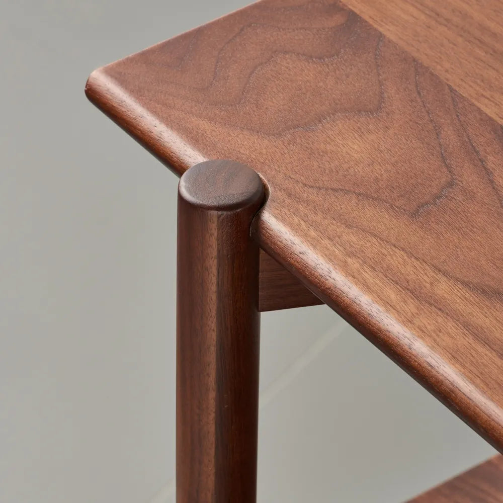 Olivia Modular Shelf Triple 85" x 14" x 21" Solid American Walnut