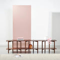 Olivia Modular Shelf Triple 85" x 14" x 21" Solid American Walnut