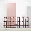 Olivia Modular Shelf Triple 85" x 14" x 34" Solid American Walnut