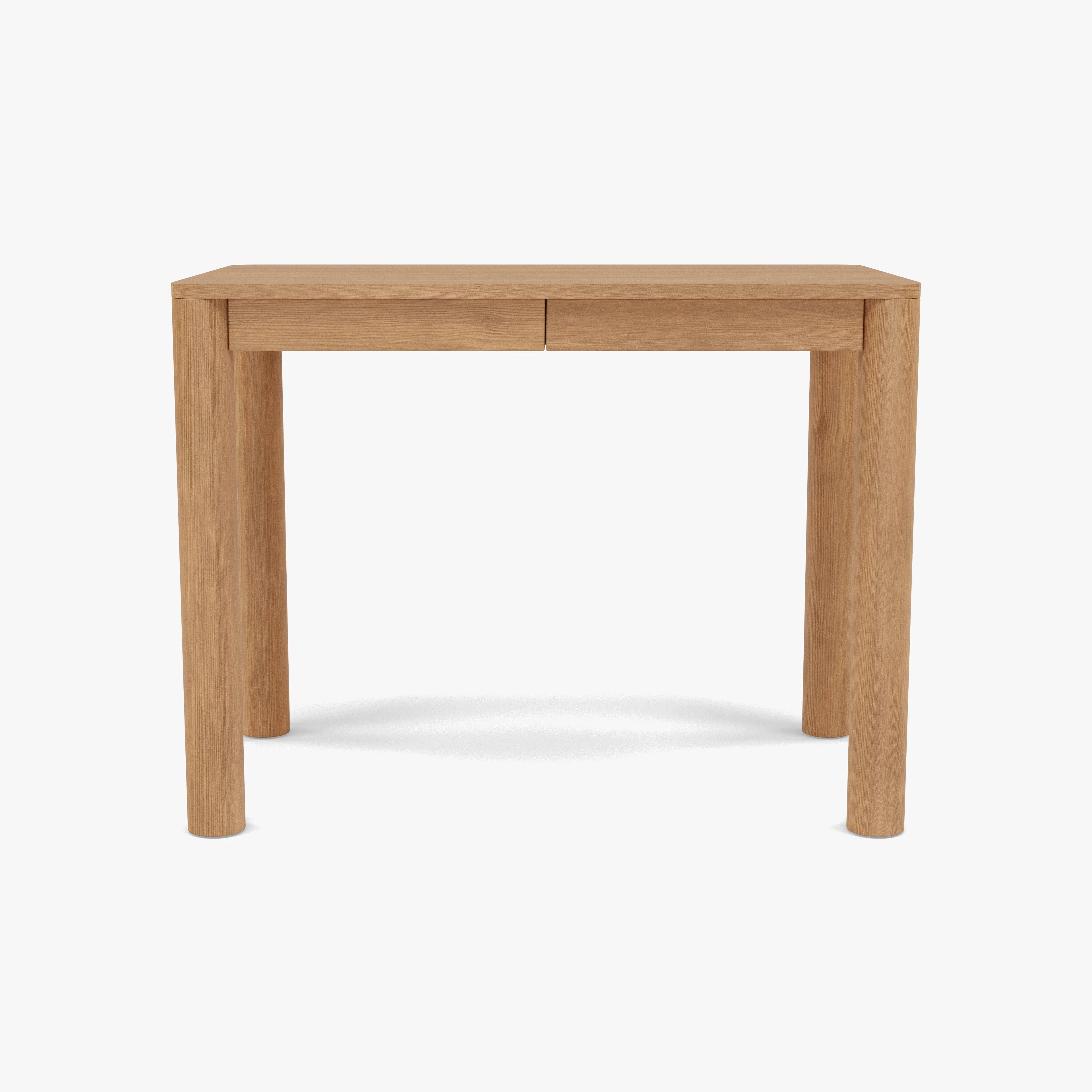 Olivia Office Desk 39" x 24" Solid American Oak