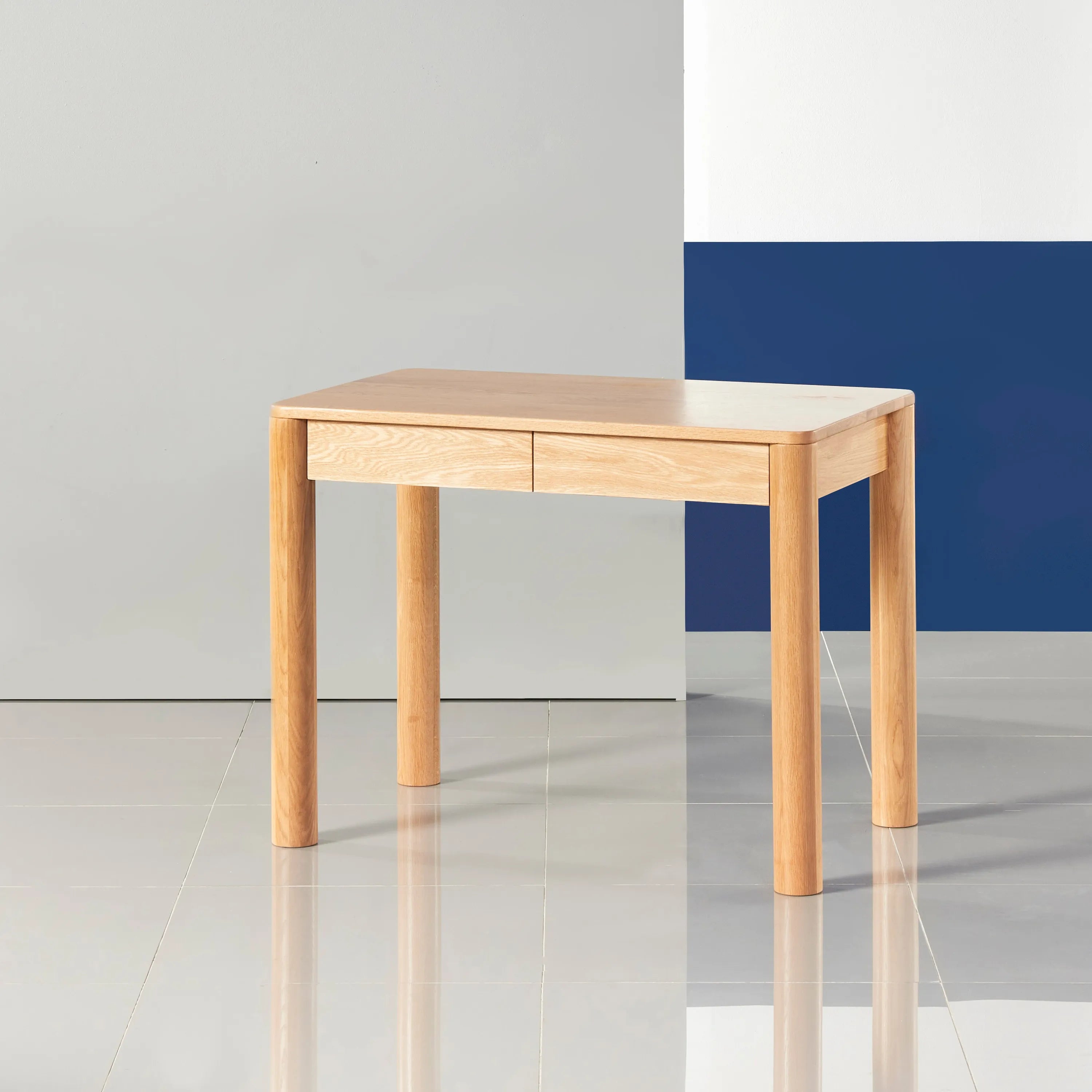 Olivia Office Desk 39" x 24" Solid American Oak