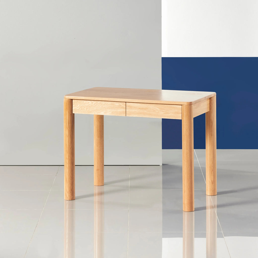 Olivia Office Desk 39" x 24" Solid American Oak