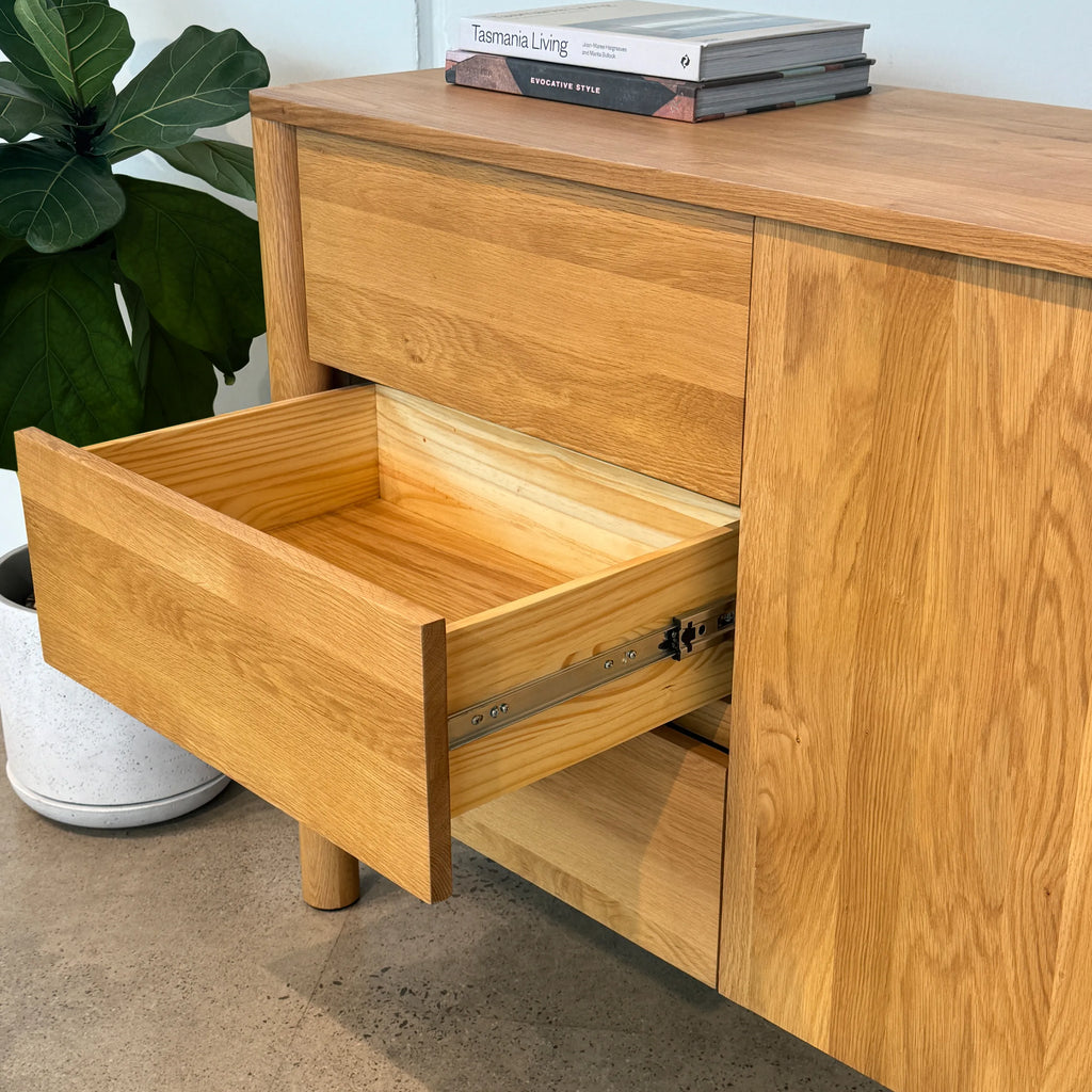 Olivia Sideboard 47" x 18" Solid American Oak